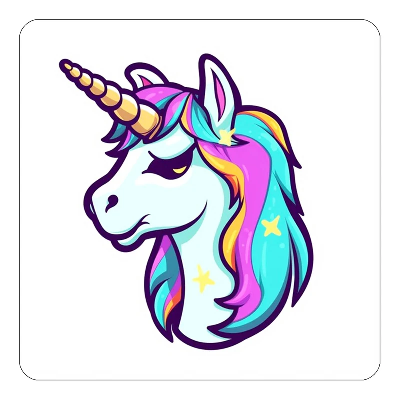 مگنت کاکتی طرح اسب تک شاخ و یونیکورن مدل mp30167