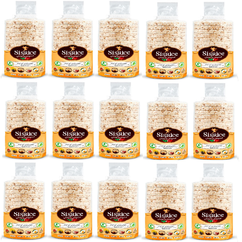  رایس کیک جودوسر بدون گلوتن سیس رایس - 120 گرم بسته 15 عددی