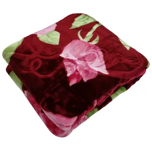  پتو نرمینه بافت مدل نگین کد N-7429 سایز 215×155 سانتی متر 