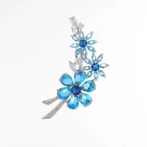 گل سینه زنانه شهر جواهر مدل SJ-BR038