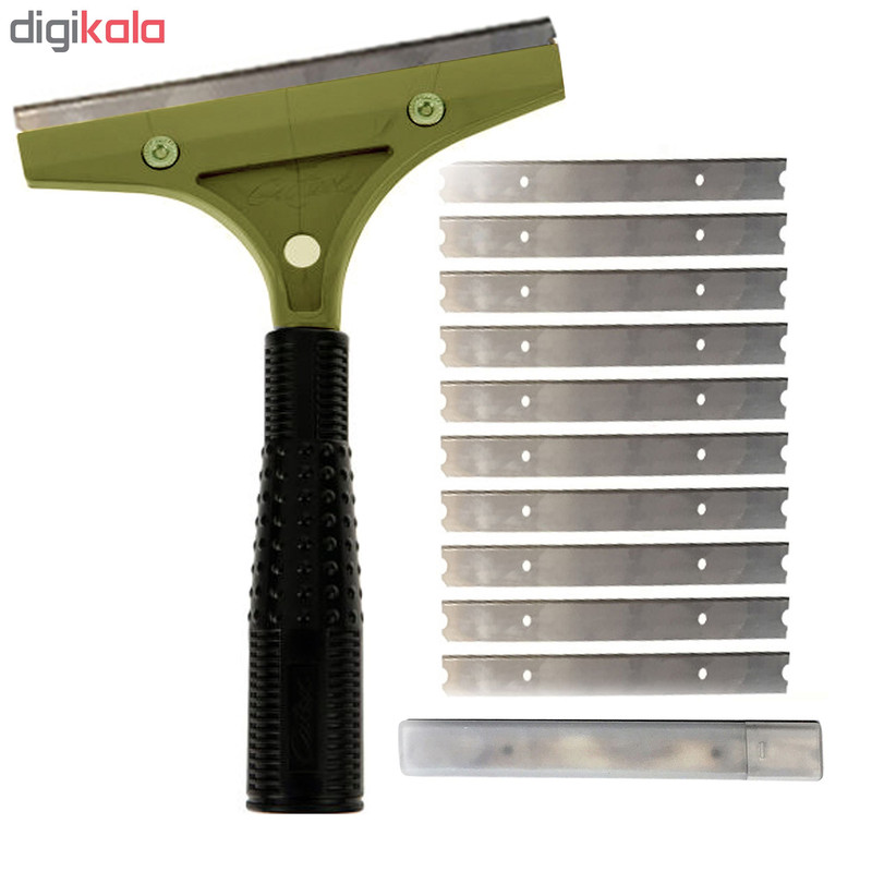 کاتر  کد TC10 به همراه 10عدد تیغ یدک 15 سانتی