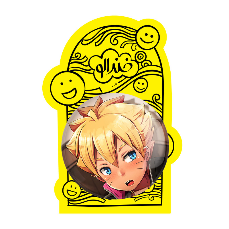 آینه جیبی خندالو مدل بوروتو اوزوماکی انیمه بوروتو Boruto کد 15719 آینه جیبی خندالو مدل بوروتو اوزوماکی انیمه بوروتو Boruto کد 15719