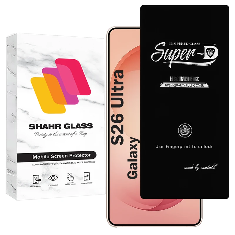محافظ صفحه نمایش شهر گلس مدل SUPERDNSH مناسب برای گوشی موبایل سامسونگ Galaxy S26 Ultra 5G