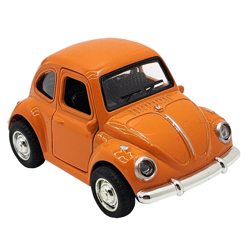ماشین بازی ناب سل مدل فولکس قورباغه ای فلزی عقبکش Volkswagen