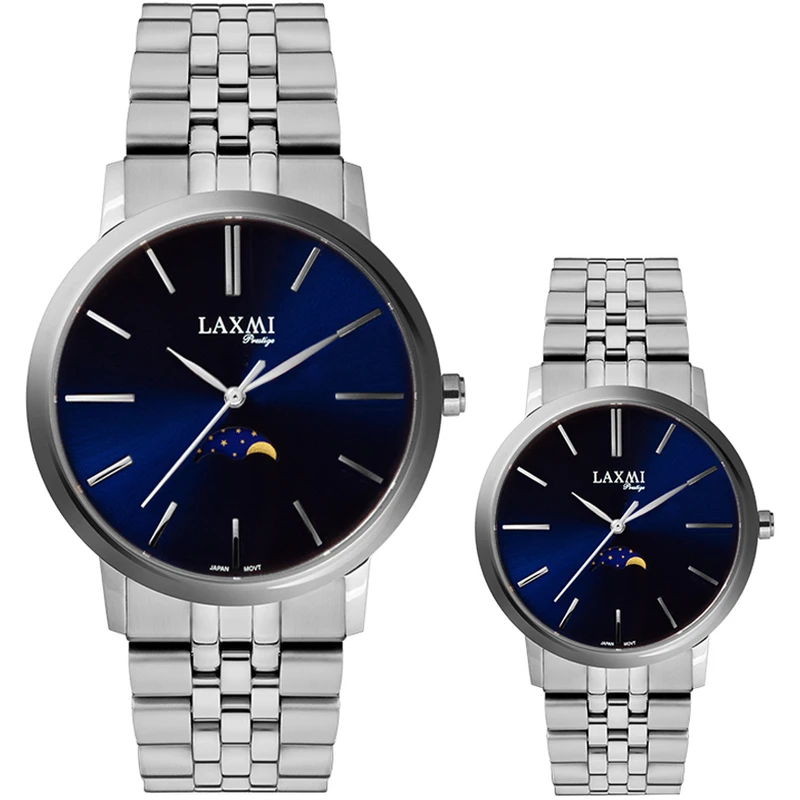 ست ساعت مچی عقربه ای زنانه و مردانه  لاکسمی مدل 7-8520