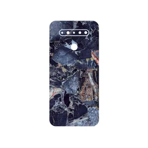 MAHOOT Broken black marble Cover Sticker for LG K51s