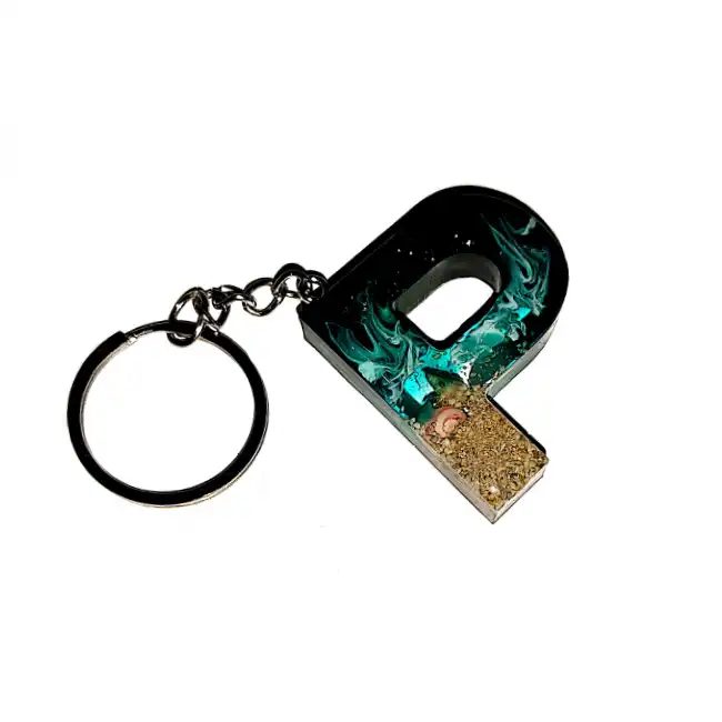 جاکلیدی رزینی طرح دریا مدل حرف P