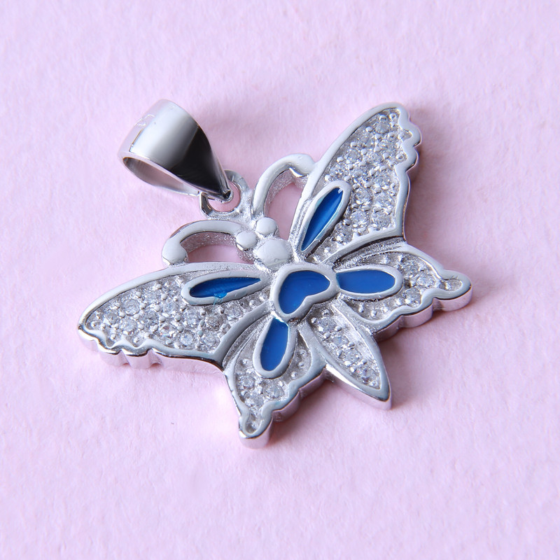 آویز گردنبند نقره زنانه بازرگانی میلادی کد PKR-142 آویز گردنبند نقره زنانه بازرگانی میلادی کد PKR-142