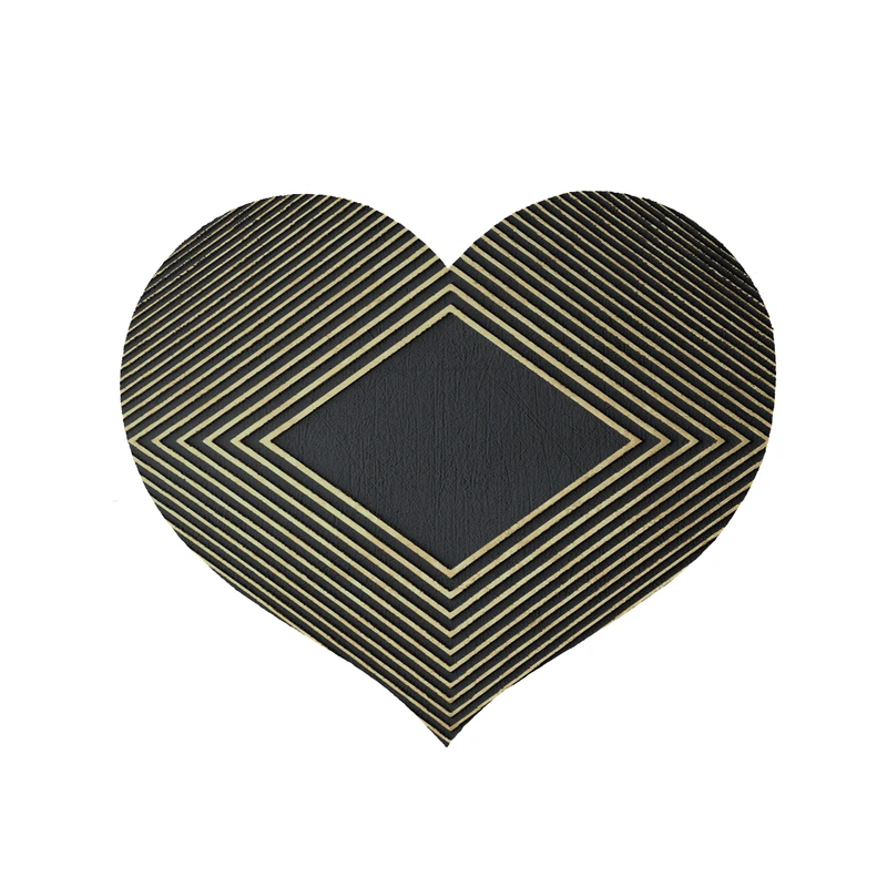 پادری مدل قلب طرح کلاسیک کد 8831 سایز 90x90 سانتی متر 