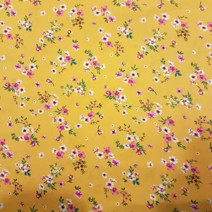 پارچه لباس مدل ابروبادی طرح گل بهاری کد A1