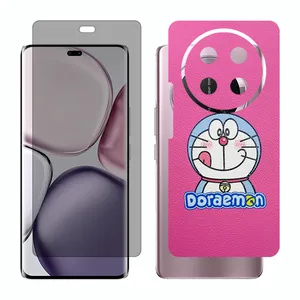 Glass Together model privacy screen protector suitable for Honor X9c mobile phone with back cover sticker