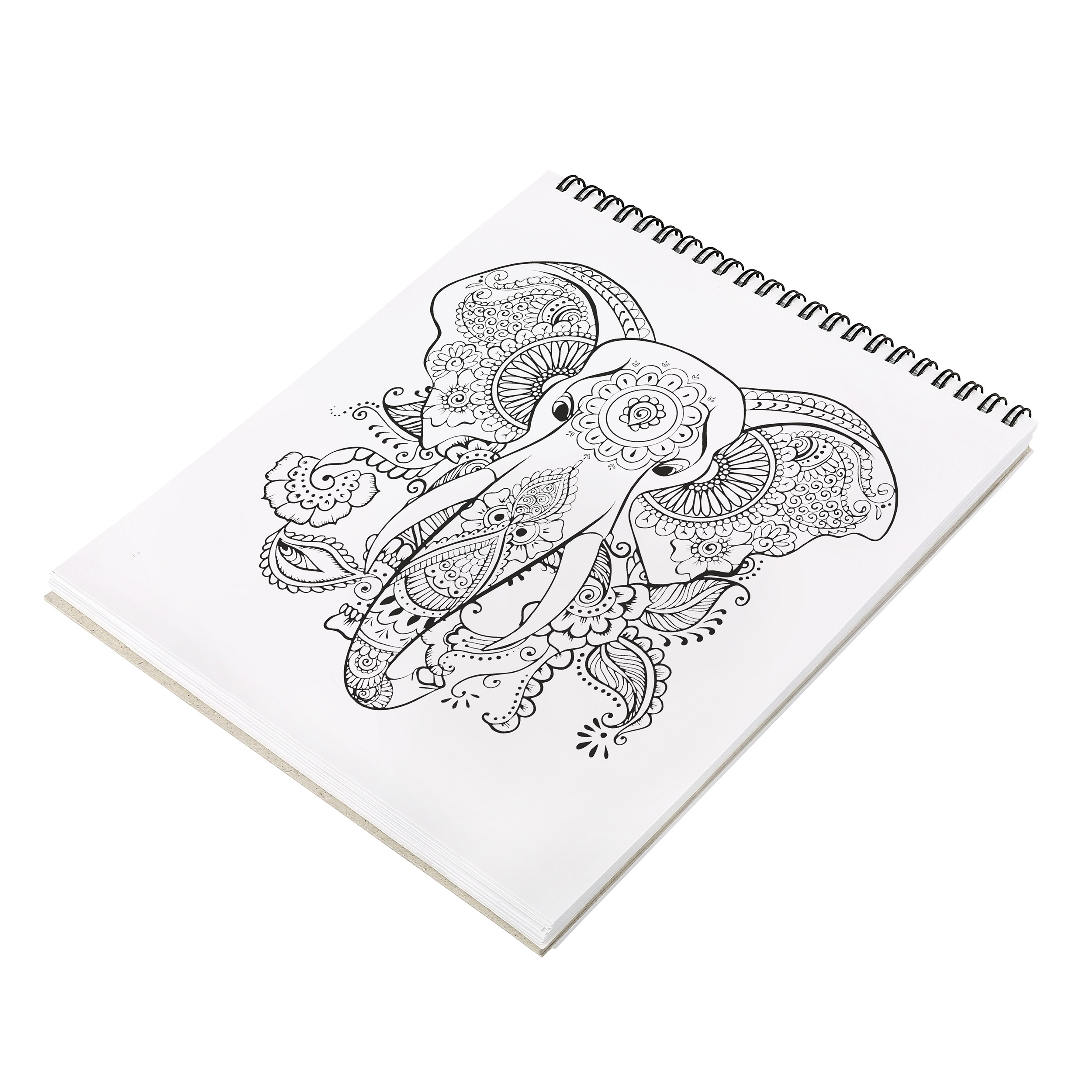 دفتر رنگ آمیزی ماندالا طرح حیوانات