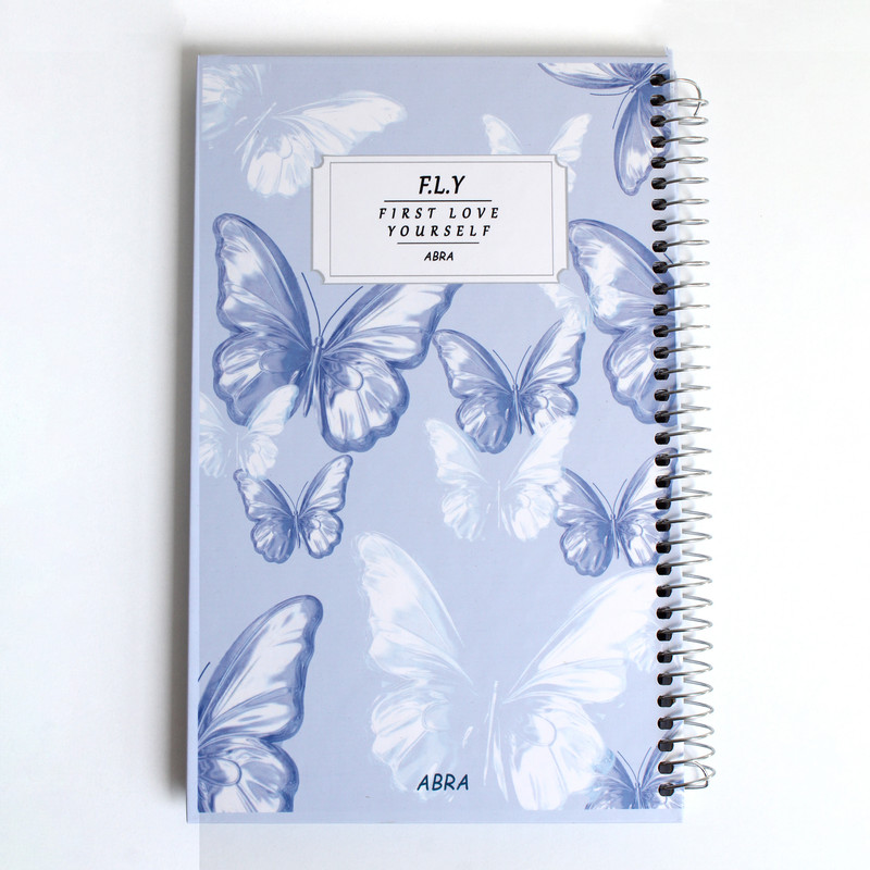 دفتر مشق 80 برگ مدل پروانه