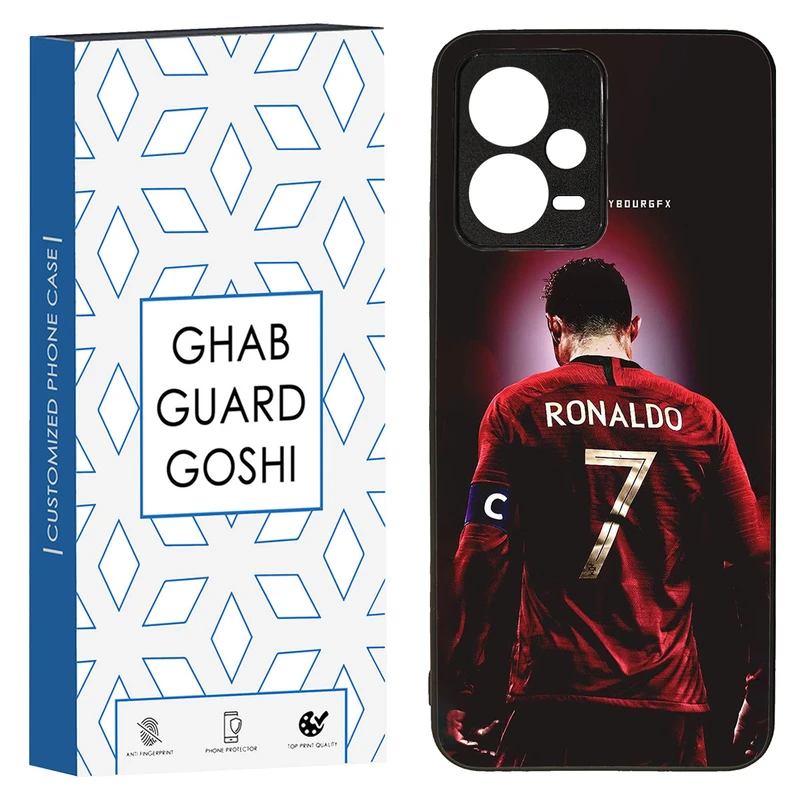 کاور قاب گارد گوشی طرح رونالدو کد TPU-086 مناسب برای گوشی موبایل شیائومی Redmi Note 12 5G / Poco X5 5G