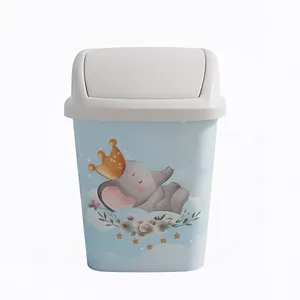 سطل زباله مدل بادبزنی کد a17 گنجایش 4 لیتر