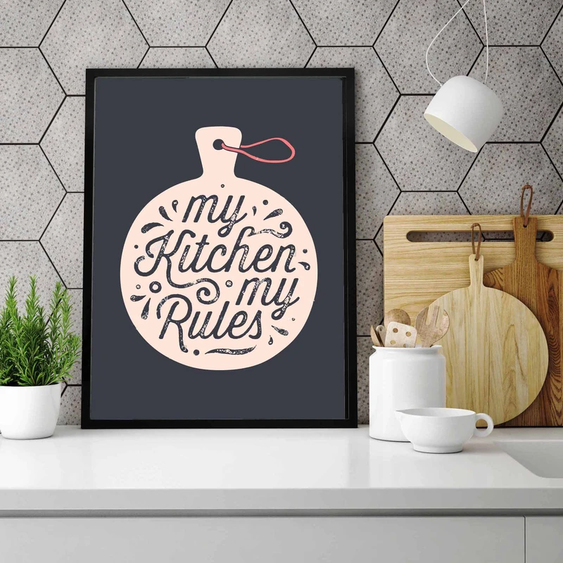 تابلو آتریسا طرح آشپزخانه مدل AK012