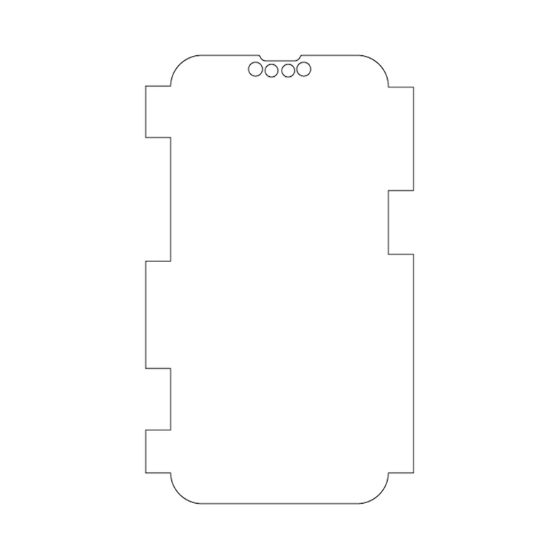 محافظ صفحه نمایش هیدروژل راک اسپیس مدل Camera Cut مناسب برای گوشی موبایل اپل iPhone 13 Mini