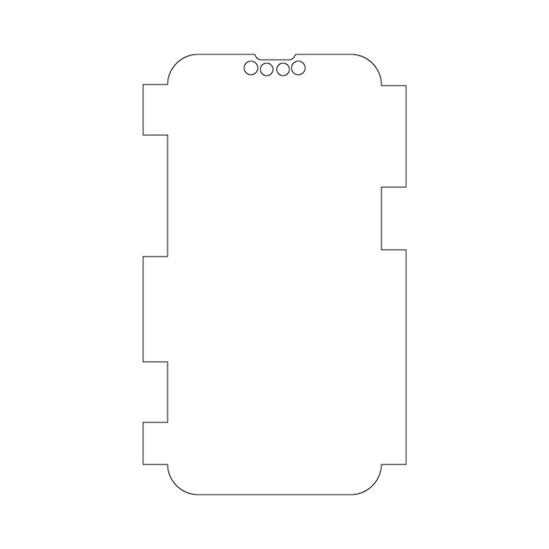 محافظ صفحه نمایش هیدروژل راک اسپیس مدل Camera Cut مناسب برای گوشی موبایل اپل iPhone 13 Mini