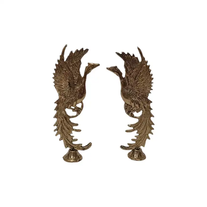 مجسمه برنجی مدل سیمرغ کد H-2061 بسته 2 عددی