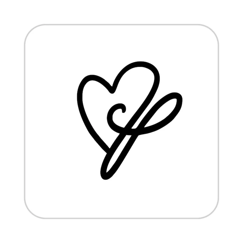 زیر لیوانی کاکتی طرح عاشقانه مدل mp40920