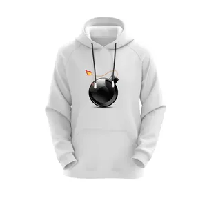 هودی زنانه مدل بمب کد J158 رنگ سفید