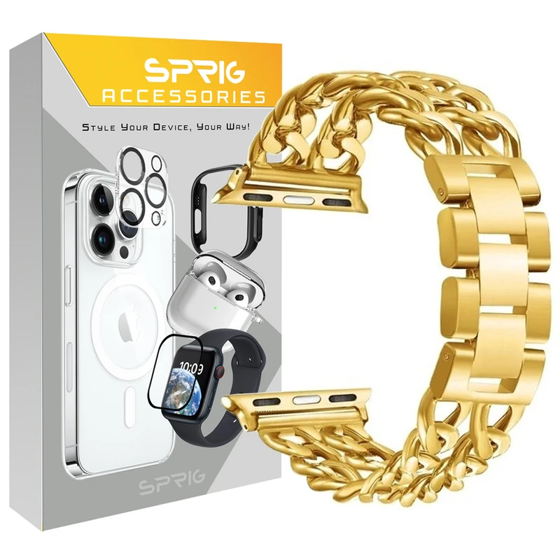 بند اسپریگ مدل CTR-2 مناسب برای اپل واچ Series 7 Aluminum 45mm / Series 8 Aluminum 45mm / Series 9 45mm