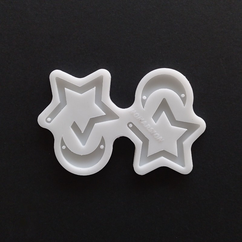 قالب رزین مدل ست گوشواره گردنبند کد A6