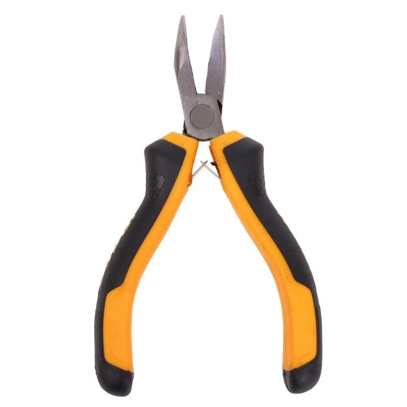 انبر دم باریک سر کج اینکو مدل HMBNP08115 سایز 4.5 اینچ