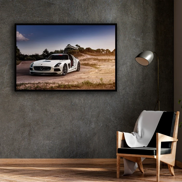 تابلو نوری بکلیت طرح ماشین مدرن مدل B-D1407