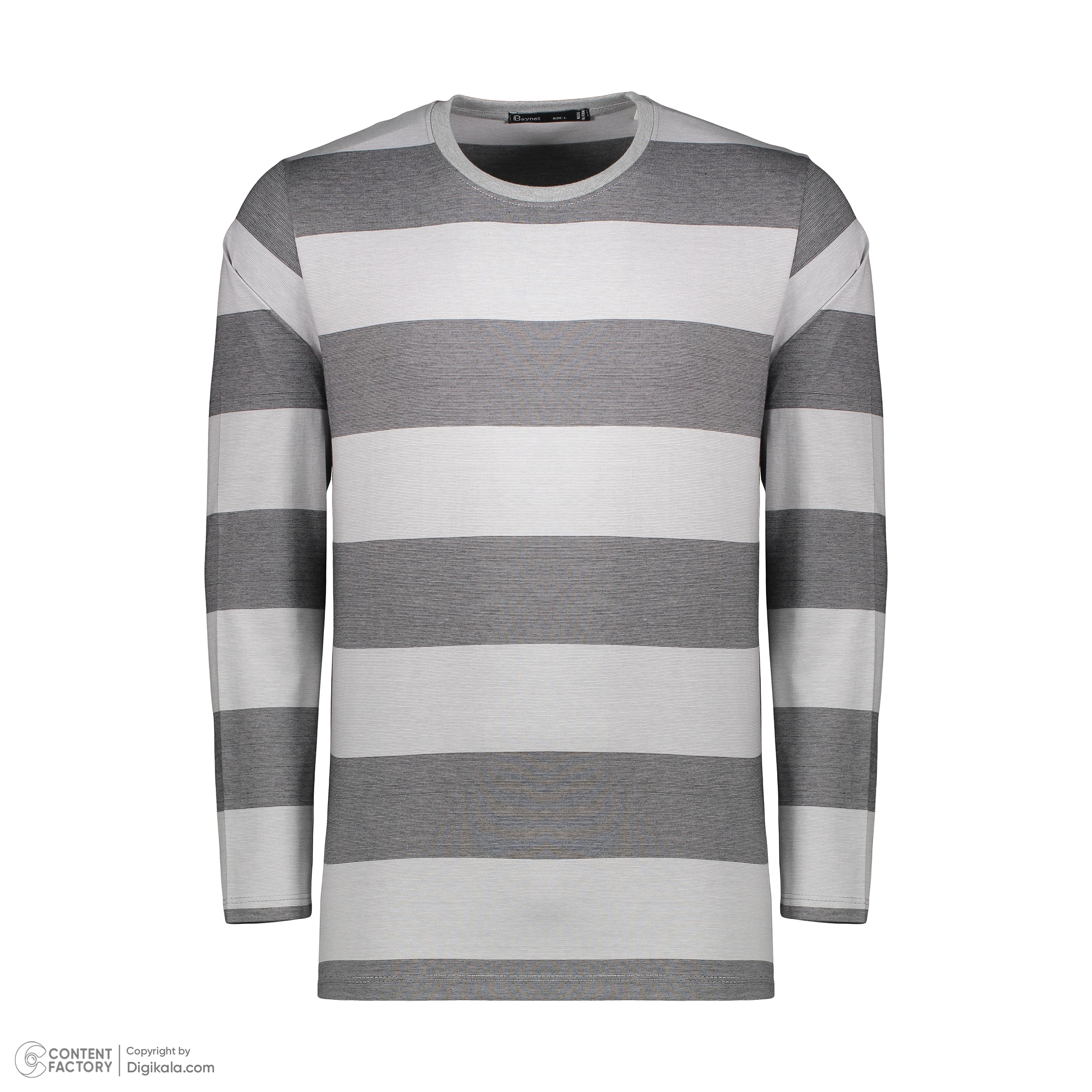 تی شرت آستین بلند مردانه باینت مدل 2261700-90