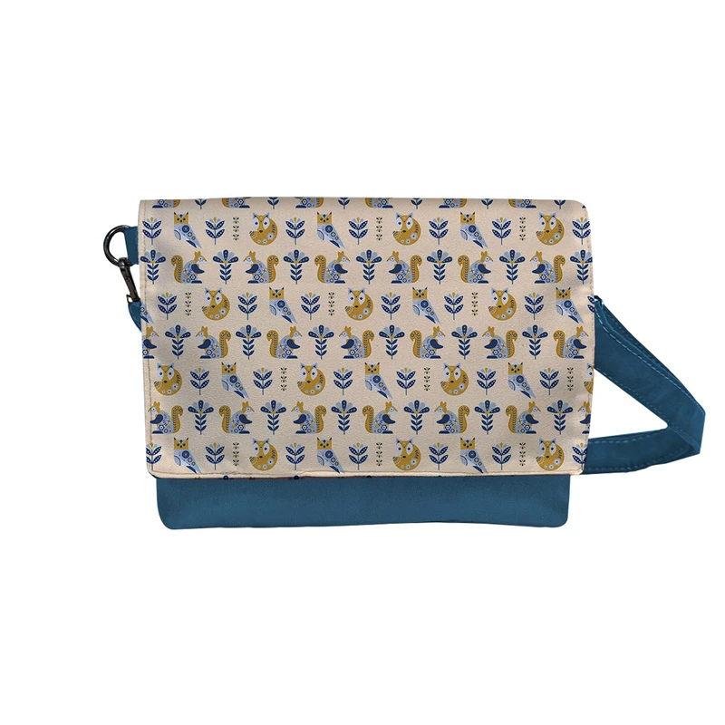 کیف رودوشی زنانه ترمه طراحان ایده مدل روباه و سنجاب کد strm0218