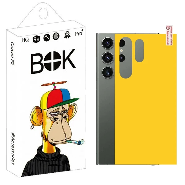 محافظ پشت گوشی بوک مدل Transparent TPU مناسب برای گوشی موبایل سامسونگ Galaxy S23 Ultra