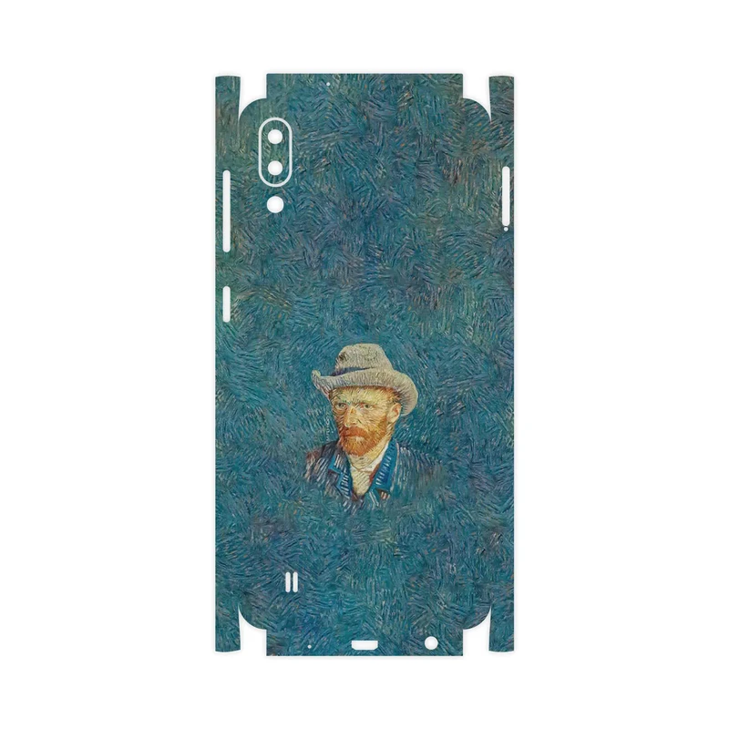 برچسب پوششی ماهوت مدل Self portrait with a gray felt hat-FullSkin مناسب برای گوشی موبایل سامسونگ Galaxy M10