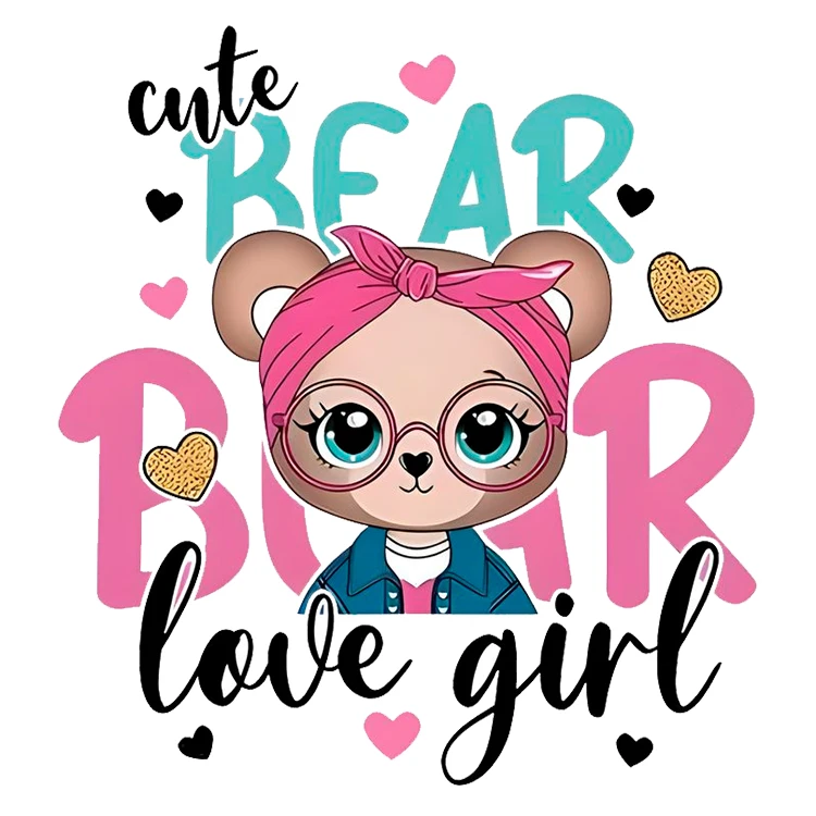 استیکر پارچه و لباس پاد آفرین مدل کارتونی کد S1726