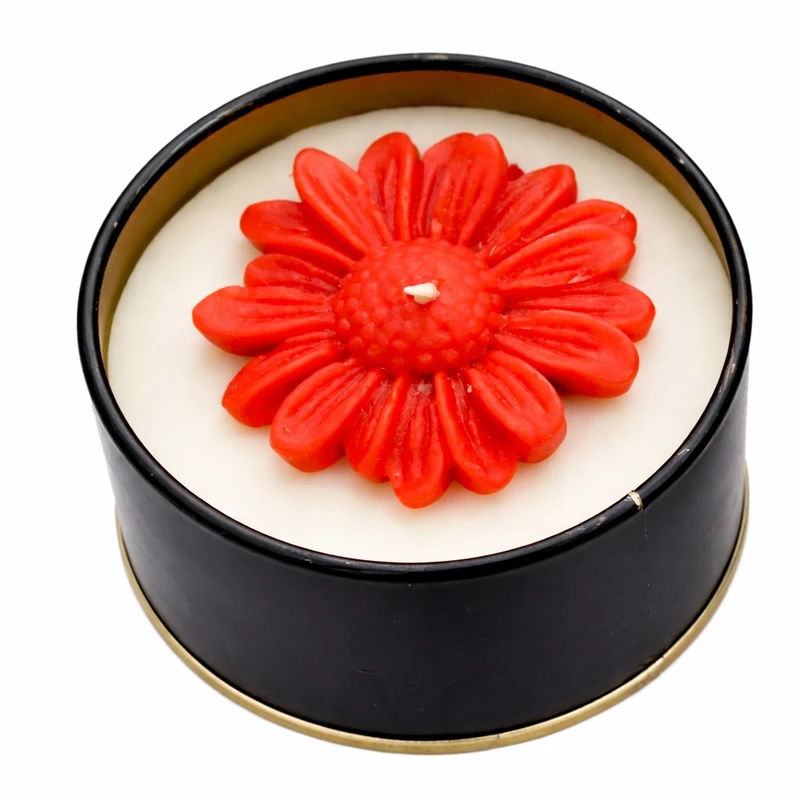 شمع دست ساز بدون بو مدل 106 اتمام زمان 7 ساعت