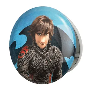 آینه جیبی خندالو طرح اژدها سواران DreamWorks Dragons مدل تاشو کد 13747 