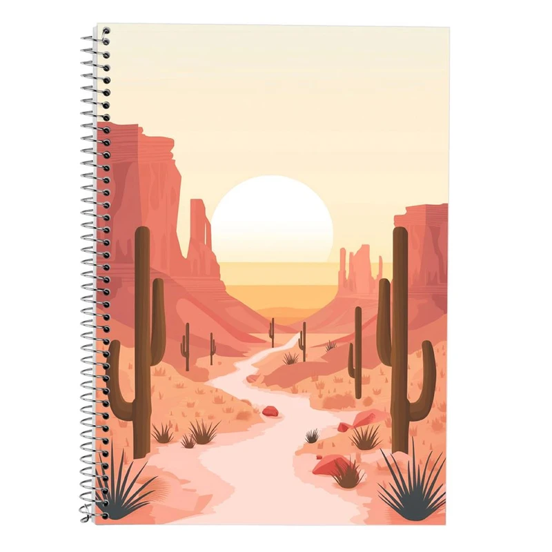 دفتر لغت 50 برگ مدوپد طرح کویر کد DF16696