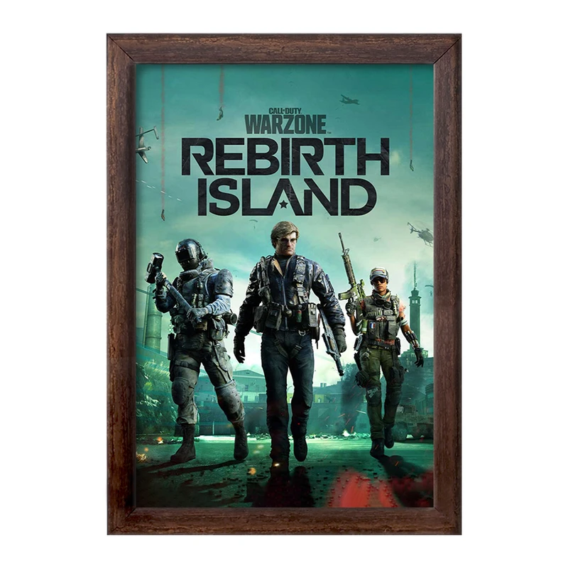 تابلو خندالو طرح بازی کال آف دیوتی مدرن وارفر وارزون گوست کد 26122