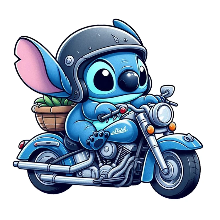 استیکر پارچه و لباس پاد آفرین مدل کارتون استیچ کد DKST92