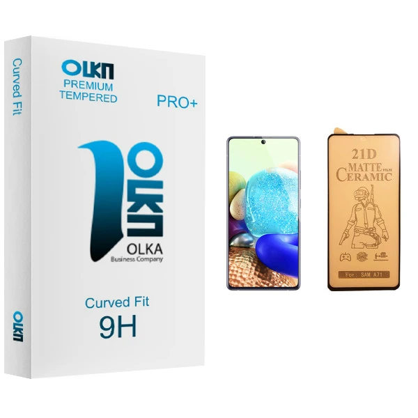 محافظ صفحه نمایش سرامیکی الکا مدل Premium glass مناسب برای گوشی موبایل سامسونگ Galaxy A71