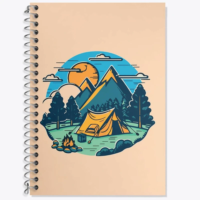 دفتر لغت 50 برگ خندالو مدل کمپینگ کد 26054