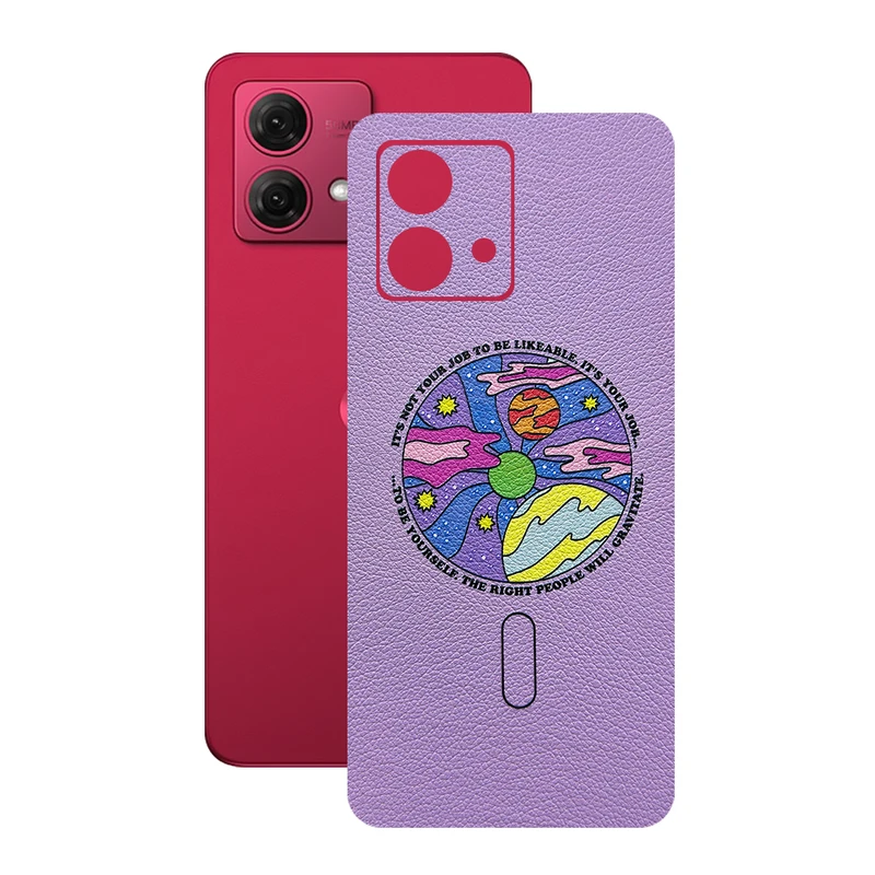 برچسب پوششی ریمکس مدل Leth طرح فانتزی مناسب برای گوشی موبایل موتورولا Moto G84