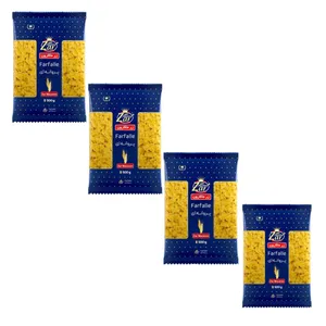 ماکارونه پروانه ای زرماکارون - 500 گرم بسته 4 عددی