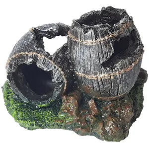 بشکه تزئینی آکواریوم کد 111