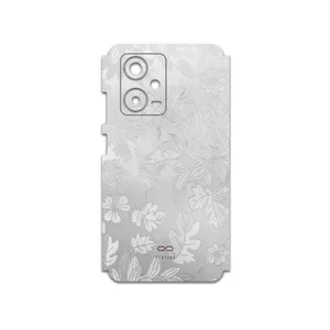 MAHOOT Silver-Wildflower Cover Sticker for Xiaomi Redmi Note 12 Pro Plus