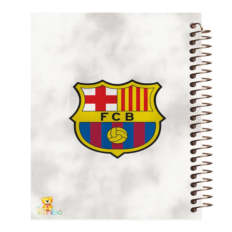 دفتر مشق 100 برگ بانیبو طرح  بارسلونا کد 1163