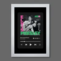 تابلو مدل موزیکال طرح Blue Suede Shoes by Elvis Presley