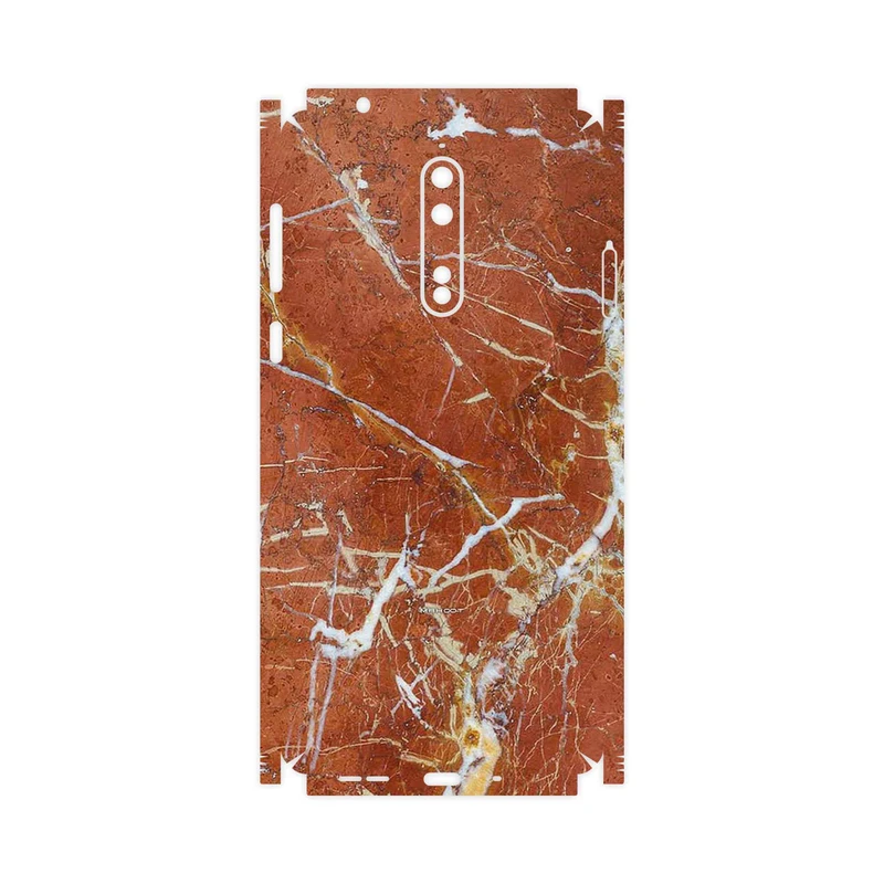 برچسب پوششی ماهوت مدل Red Marble-FullSkin مناسب برای گوشی موبایل نوکیا 8