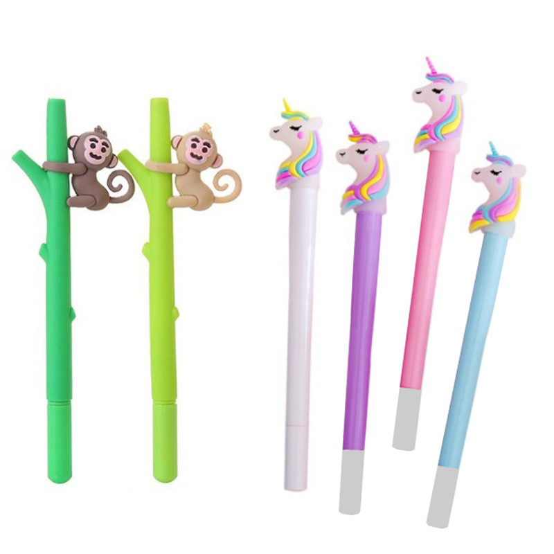 روان نویس مدل میمون و unicorn LED کد 10-400 مجموعه 6 عددی