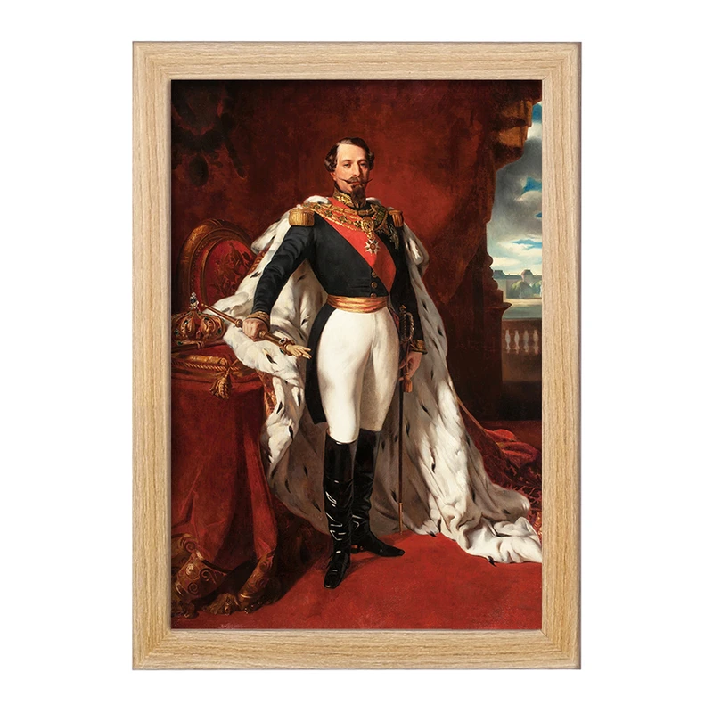 تابلو خندالو مدل پرتره امپراطور ناپلئون پیرو فرانتس زاور اثر وینتر هالتر کد F12204